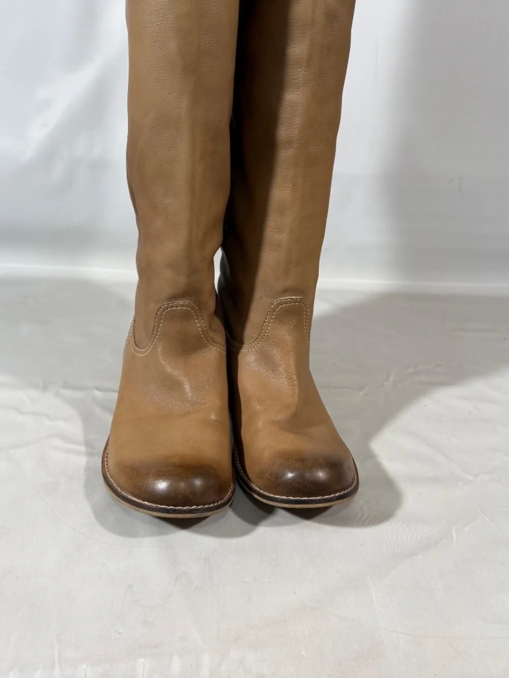 BP Nordstrom Womens Equestrian Over Knee Glam Leather Tall Riding Boots Size 7.5